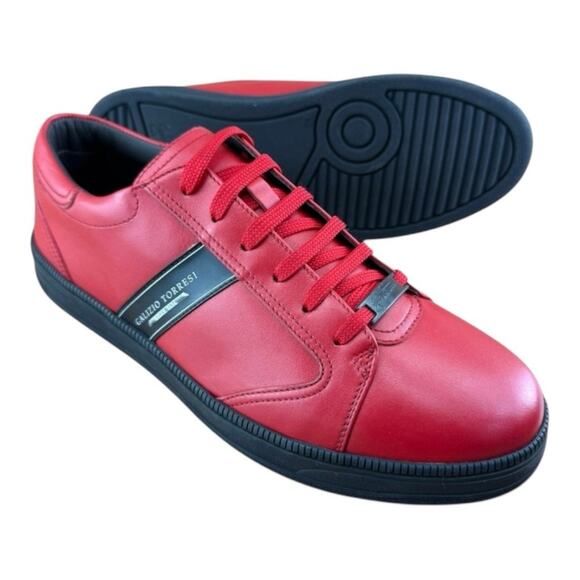 Galizio Torresi Men size  9 440700 Leather Sneakers - Picture 3 of 8